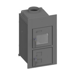 Schmid Olsberg Heizeinsatz Format 9 Holz, 9kW, mit Innenauskleidung Schamotte-Pake... CAMINA-21/5122-8900 9505113522742 (Abb. 1)