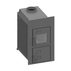 Schmid Olsberg Heizeinsatz Format 11 Holz, 11kW, mit Innenauskleidung Schamotte-Pa... CAMINA-21/5132-8900 9505113522759 (Abb. 1)