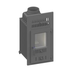 Camina Schmid Heizeinsatz SD6F Holz/BKB, 6/4kW, TA rechts wechselbar, mit Innenaus... CAMINA-67/2063-8900 9505116357433 (Abb. 1)