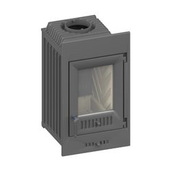 Camina Schmid Heizeinsatz SH9D Holz, 9kW, mit Innenauskleidung Seitensteine kurz, ... CAMINA-67/2091-8900 9505116357488 (Abb. 1)