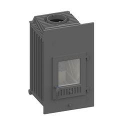 Camina Schmid Heizeinsatz SH9G Holz, 9kW, mit Innenauskleidung Seitensteine kurz, ... CAMINA-67/2095-8900 9505116357501 (Abb. 1)