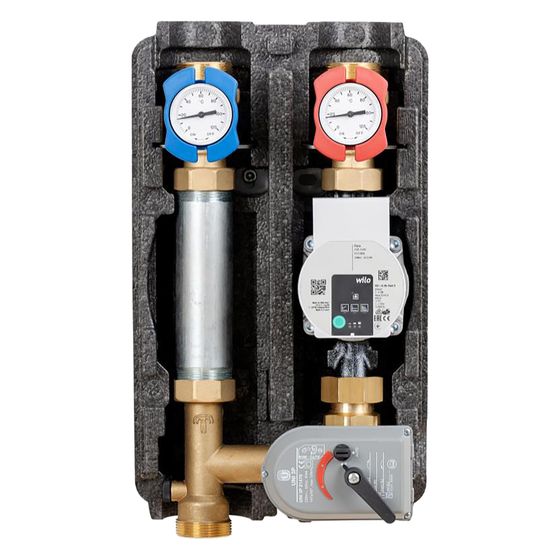 Citrin Solar Heizkreisgruppe Bivalent DN 25 mit UWP WILO PARA 25/6 SC und Mischermotor