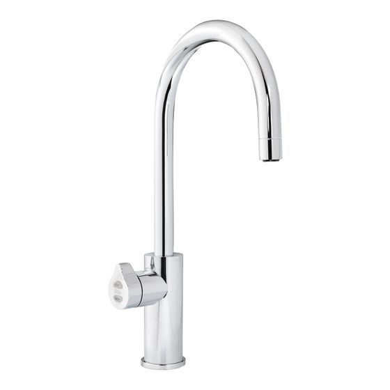 CLAGE Zip Arc BCS Armatur Chrom glänzend 160mm Auslauf für kochendes, gekühltes und sprudelndes Wasser für HydroTap