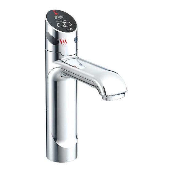 CLAGE Zip Touch-Free BCS Armatur Chrom glänzend 116mm Auslauf für kochendes, gekühltes und sprudelndes Wasser für HydroTap