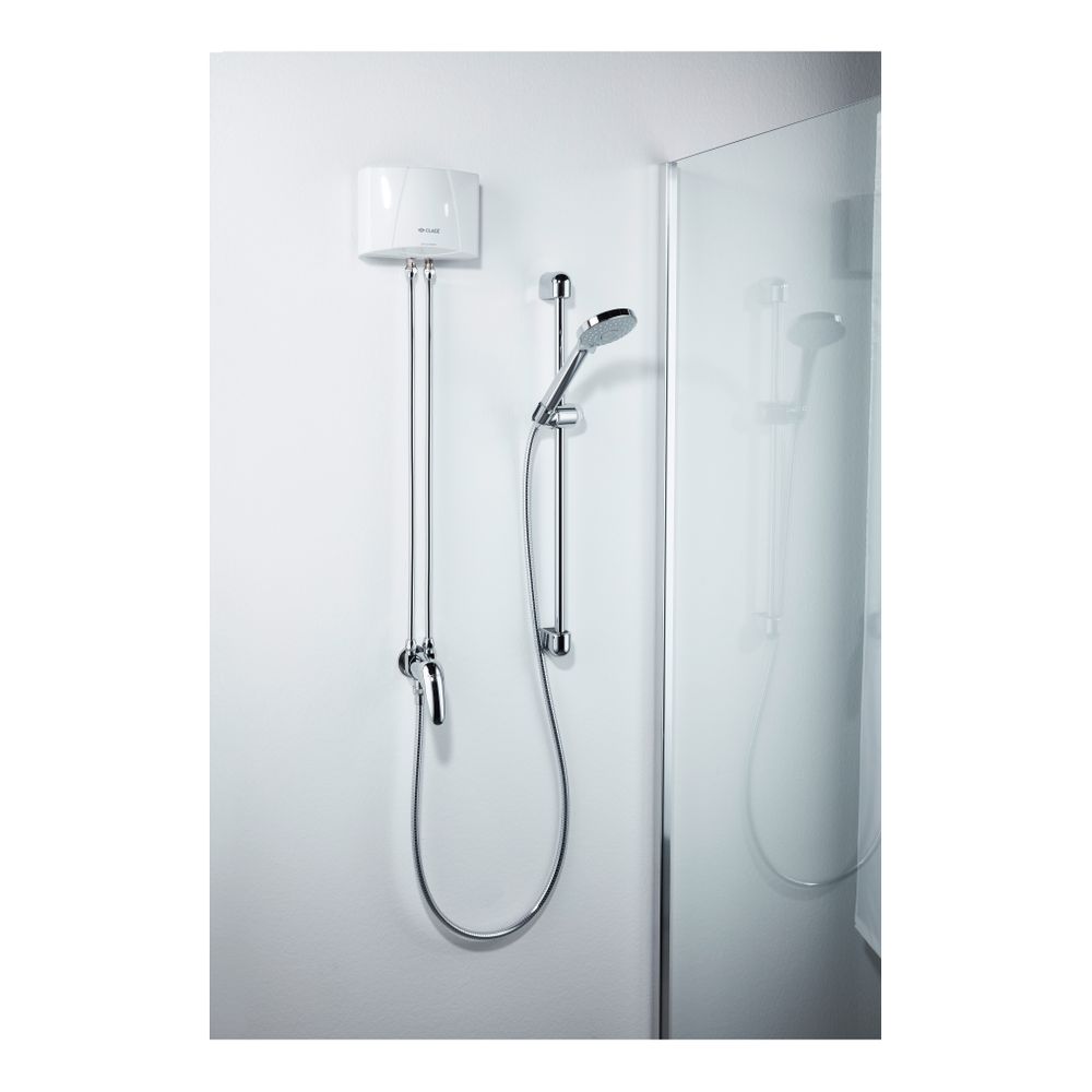 CLAGE MBX4 Shower Durchlauferhitzer Set 4,4kW 230V Übertisch max. 2,5l/min mit druckl... CLAGE-1500-15314 4010436153146 (Abb. 2)