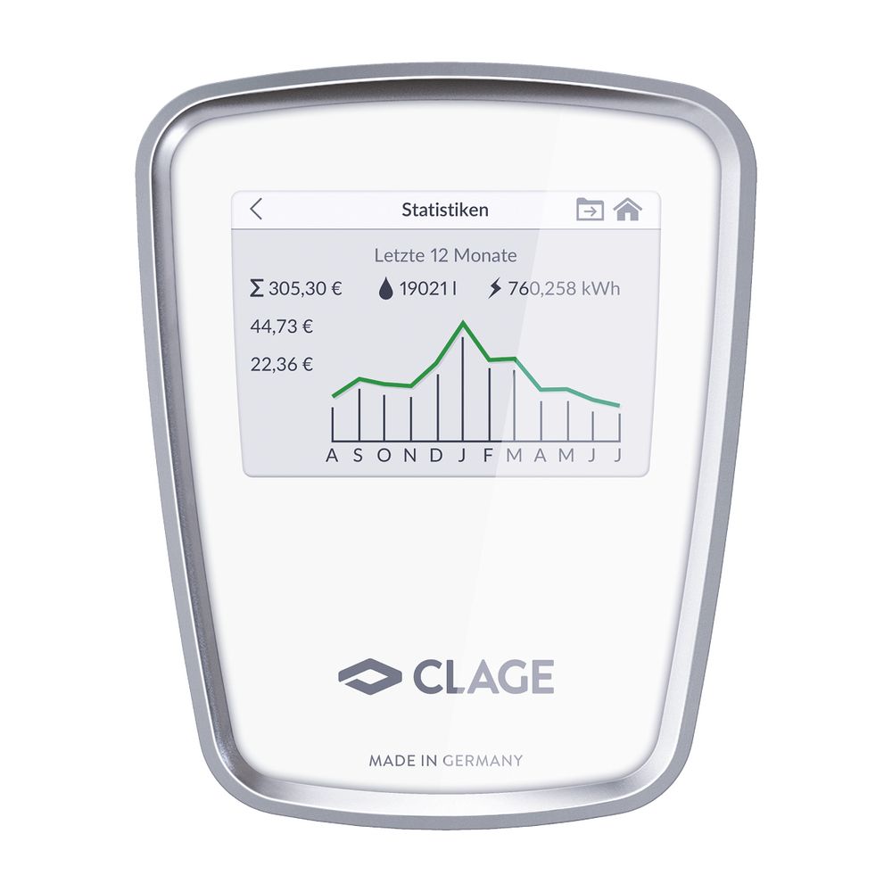 CLAGE E-Komfortdurchlauferhitzer DSX Touch 18-27kW einstellbar, 400V, Touch-Display, ... CLAGE-3200-36600 4010436366003 (Abb. 5)