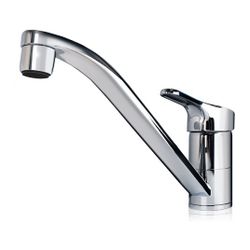 CLAGE EKM Einhebel-Spültischarmatur 210mm Rohrschwenkauslauf 3/8" drucklos, Chrom... CLAGE-1100-04223 4010436042235 (Abb. 1)