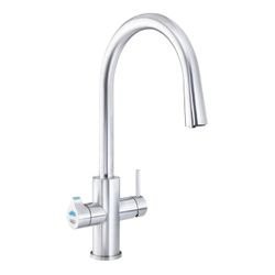 CLAGE Celsius Arc AIO elektronische Allround-Armatur Chrom gebürstet 220mm Rohrschwen... CLAGE-4100-44525 4010436445258 (Abb. 1)