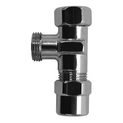 CLAGE Spezial-T-Stück 3/4" Überwurfmutter x 3/8" Quetschverbindung 10mm... CLAGE-89610 4010436896104 (Abb. 1)
