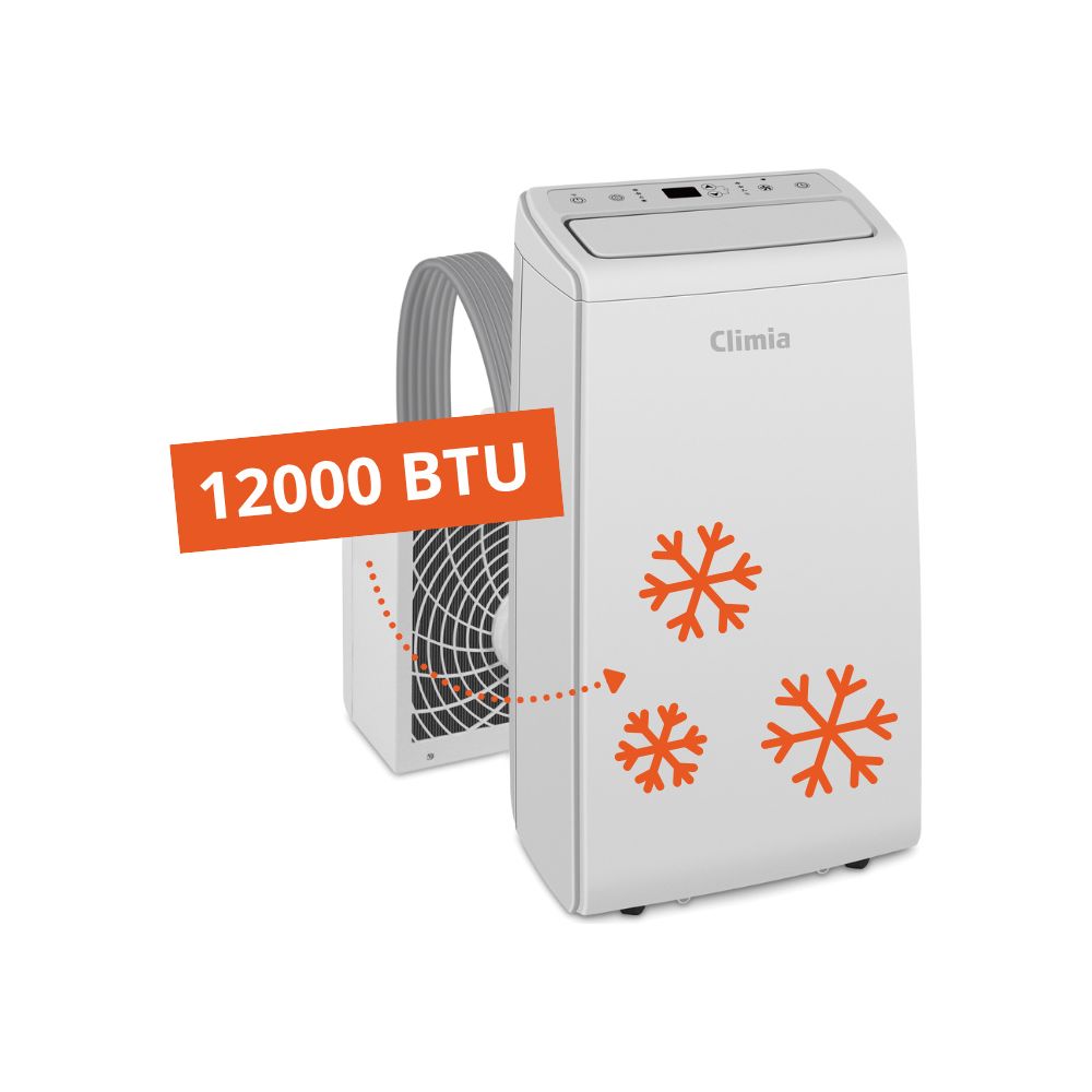Climia Mobiles Inverter Split-Raumklimagerät R32 Multifunktions-Klimaanlage Kühlen, H... CLIMIA-CMK-3500 4262373590960 (Abb. 14)
