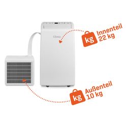 Climia Mobiles Inverter Split-Raumklimagerät R32 Multifunktions-Klimaanlage Kühlen, He... CLIMIA-CMK-3500 4262373590960 (Abb. 1)