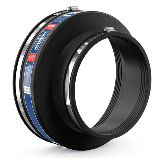 Crassus Adapterkupplung CAC 9001, 260-285mm auf 180-205mm, bis 0,6 bar, EPDM/V2A