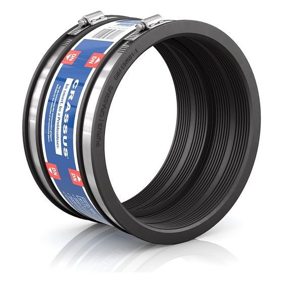 Crassus Schlauchadapter Typ 1 CDC 275, 260-275mm, 0,6 bar, EPDM/V2A, CRA16146