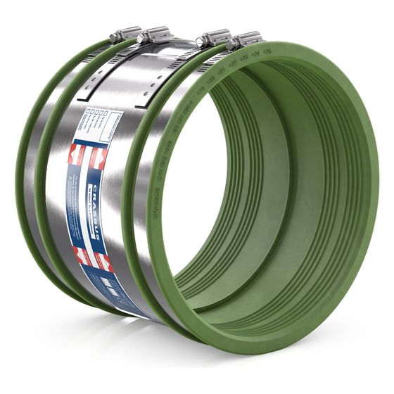 Crassus Schlauchadapter Typ 2B CSC 320 295-320mm, 2,5 bar, 150mm, FKM/V2A