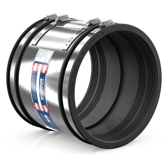 Crassus Schlauchadapter Typ 2B XL CSC 335, 305-335mm, 2,5 bar, EPDM/V2A