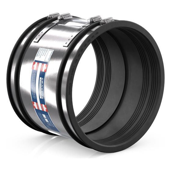 Crassus Schlauchadapter Typ 2B XL CSC 430, 405-430mm, 2,5 bar, EPDM/V2A