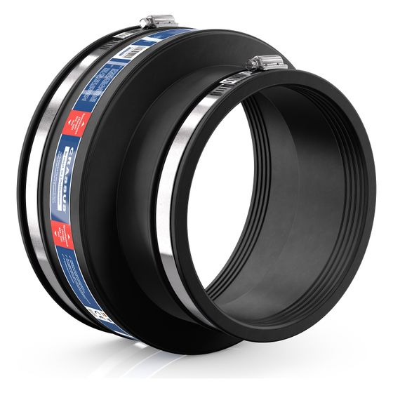 Crassus Adapterkupplung CAC 2154, 190-215mm auf 150-165mm, bis 0,6 bar, 150mm, EPDM/V2A