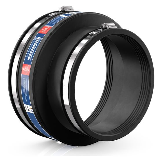Crassus Adapterkupplung CAC 2254, 200-225mm auf 160-175mm, bis 0,6 bar, 150mm, EPDM/V2A