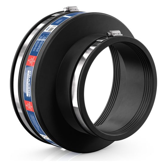 Crassus Adapterkupplung CAC 2354, 210-235mm auf 144-160mm, bis 0,6 bar, 150mm, EPDM/V2A