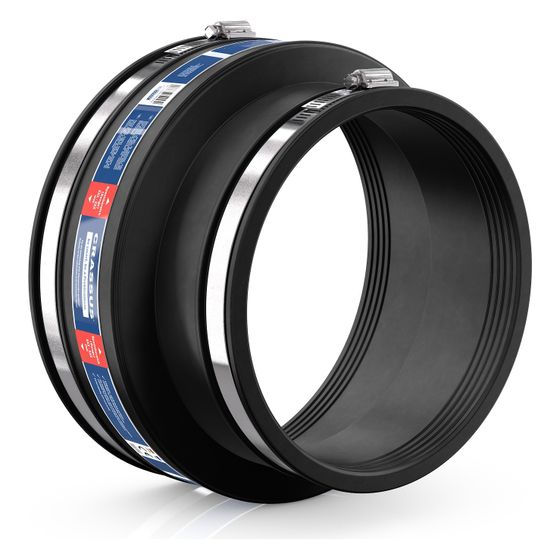 Crassus Adapterkupplung CAC 2355, 210-235mm auf 170-192mm, bis 0,6 bar, 150mm, EPDM/V2A