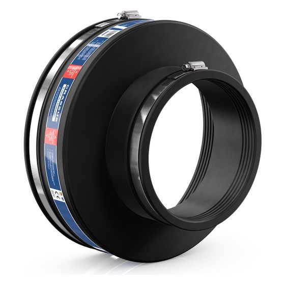 Crassus Adapterkupplung CAC 2654, 240-265mm auf 144-160mm, bis 0,6 bar, 150mm, EPDM/V2A