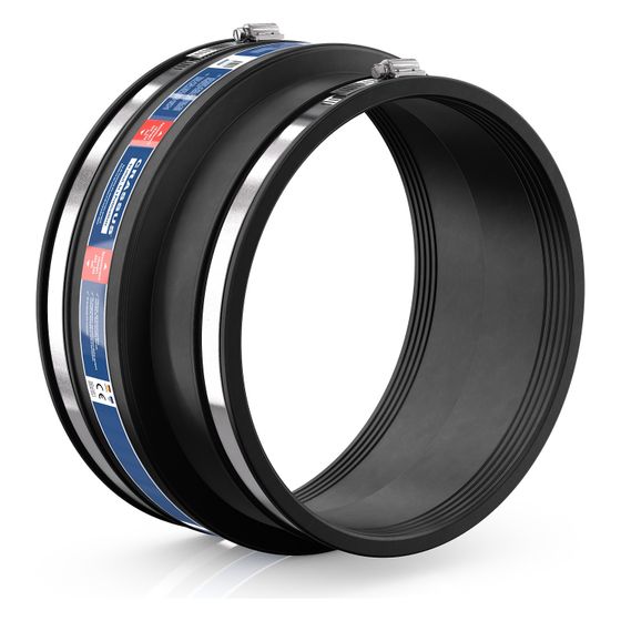 Crassus Adapterkupplung CAC 2657, 240-265mm auf 210-235mm, bis 0,6 bar, EPDM/V2A
