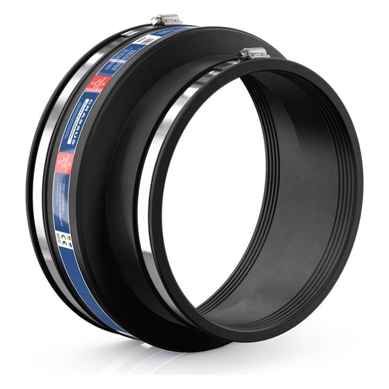 Crassus Adapterkupplung CAC 2756, 250-275mm auf 200-225mm, bis 0,6 bar, EPDM/V2A