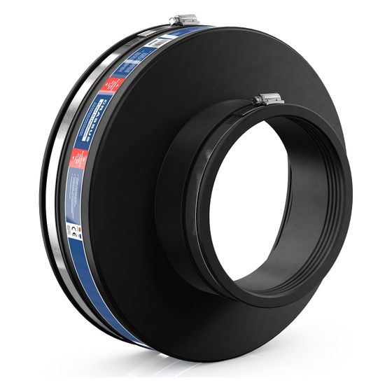 Crassus Adapterkupplung CAC 2904, 265-290mm auf 144-160mm, bis 0,6 bar, EPDM/V2A