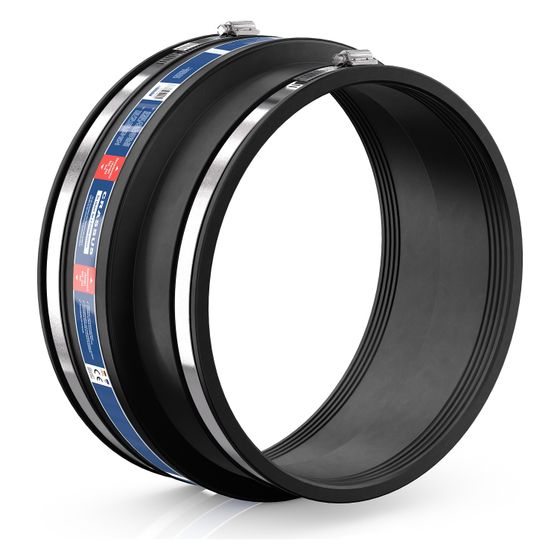 Crassus Adapterkupplung CAC 2908, 265-290mm auf 235-260mm, bis 0,6 bar, EPDM/V2A