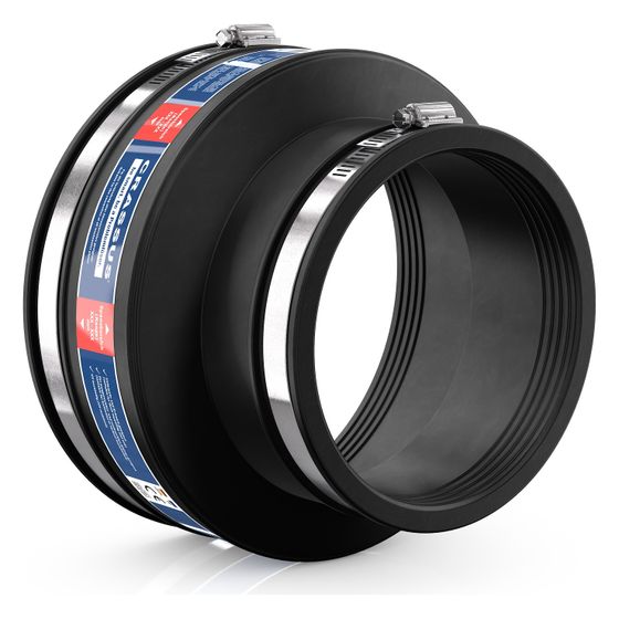 Crassus Adapterkupplung CAC 2000, 180-200mm auf 130-145mm, bis 0,6 bar, 150mm, EPDM/V2A