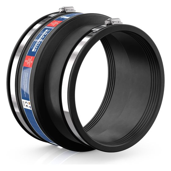 Crassus Adapterkupplung CAC 2002, 185-210mm auf 160-180mm, bis 0,6 bar, EPDM/V2A