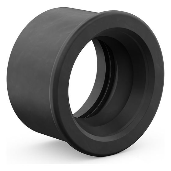 Crassus Anschlussdichtung CSK 050, DN 50, Bohrloch 75mm, AD-Rohr 50mm, bis 2,5 bar, 66mm, EPDM, Schwarz