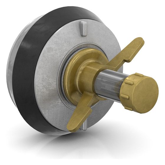 Crassus Schnellverschlussstopfen CSV 50, 37-48mm, bis 0,5 bar, 100mm, EPDM/Aluminium