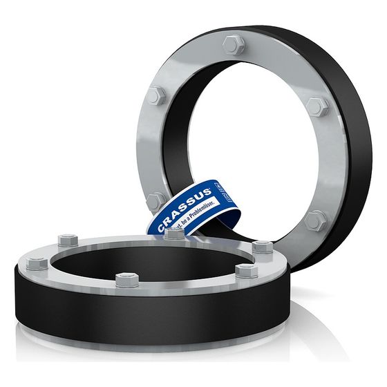 Crassus Pressringdichtung SD30, DN 70, AD 0-45mm, 2,5 bar, 30mm, EPDM/V2A