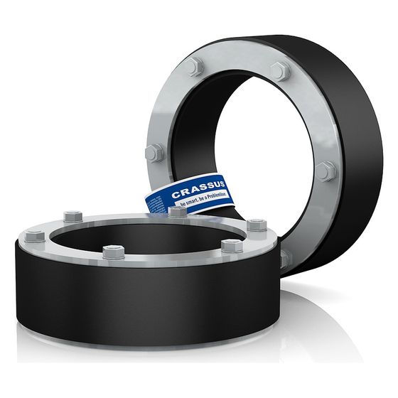 Crassus Pressringdichtung SD60, DN 400, AD 0-375mm, 5 bar, Dichtbreite 60mm, EPDM/V2A