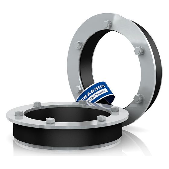 Crassus Pressringdichtung SD30-GF, DN 250, 0-225mm, 2,5 bar, 30mm, EPDM, V2A
