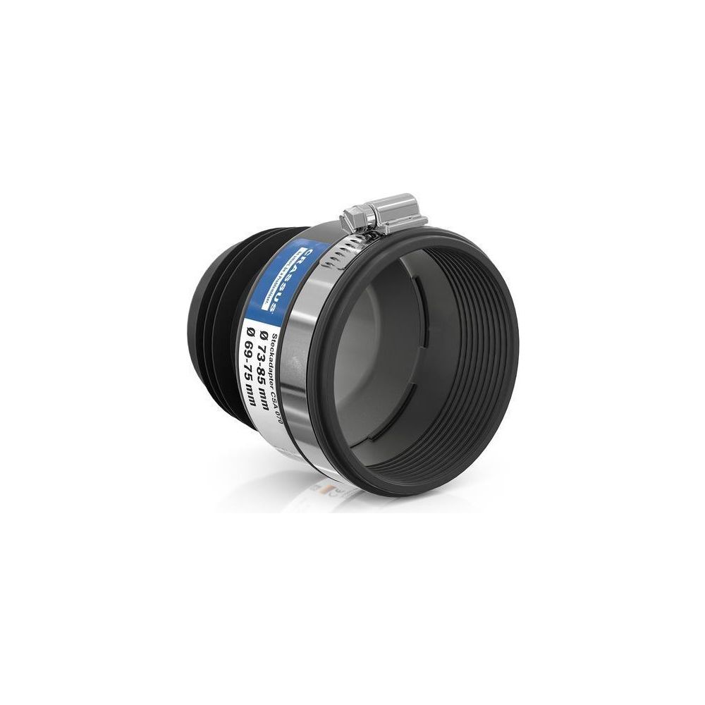 Crassus Steckadapter CSA 070, 73-85mm auf 69-75mm, bis 0,5 bar, 100mm, EPDM... CRASSUS-CRA11017 4260182345269 (Abb. 2)