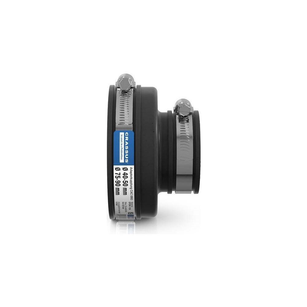 Crassus Adapterkupplung CAC 0893, 75-90mm auf 40-50mm, bis 0,6 bar, EPDM/V2A... CRASSUS-CRA12026 4260431851794 (Abb. 3)