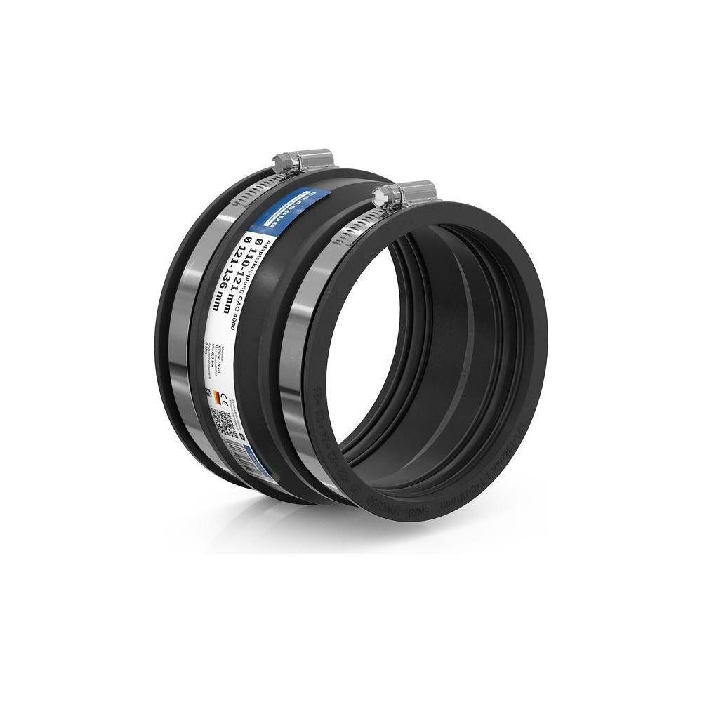 Crassus Adapterkupplung CAC 4000, 121-136mm auf 110-121mm, bis 0,6 bar, EPDM/V2A... CRASSUS-CRA12033 4260182342749 (Abb. 2)