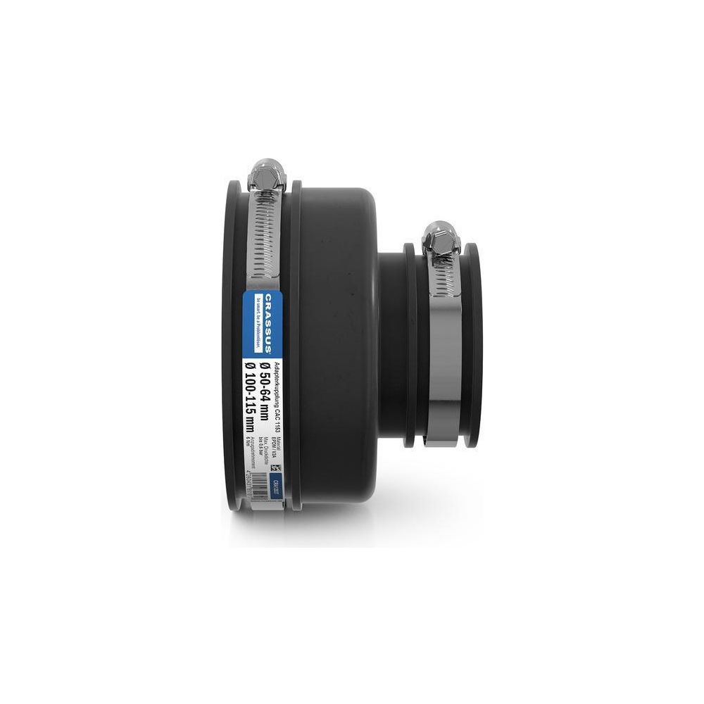 Crassus Adapterkupplung CAC 1153, 100-115mm auf 50-64mm, bis 0,6 bar, EPDM/V2A... CRASSUS-CRA12037 4260431851817 (Abb. 3)