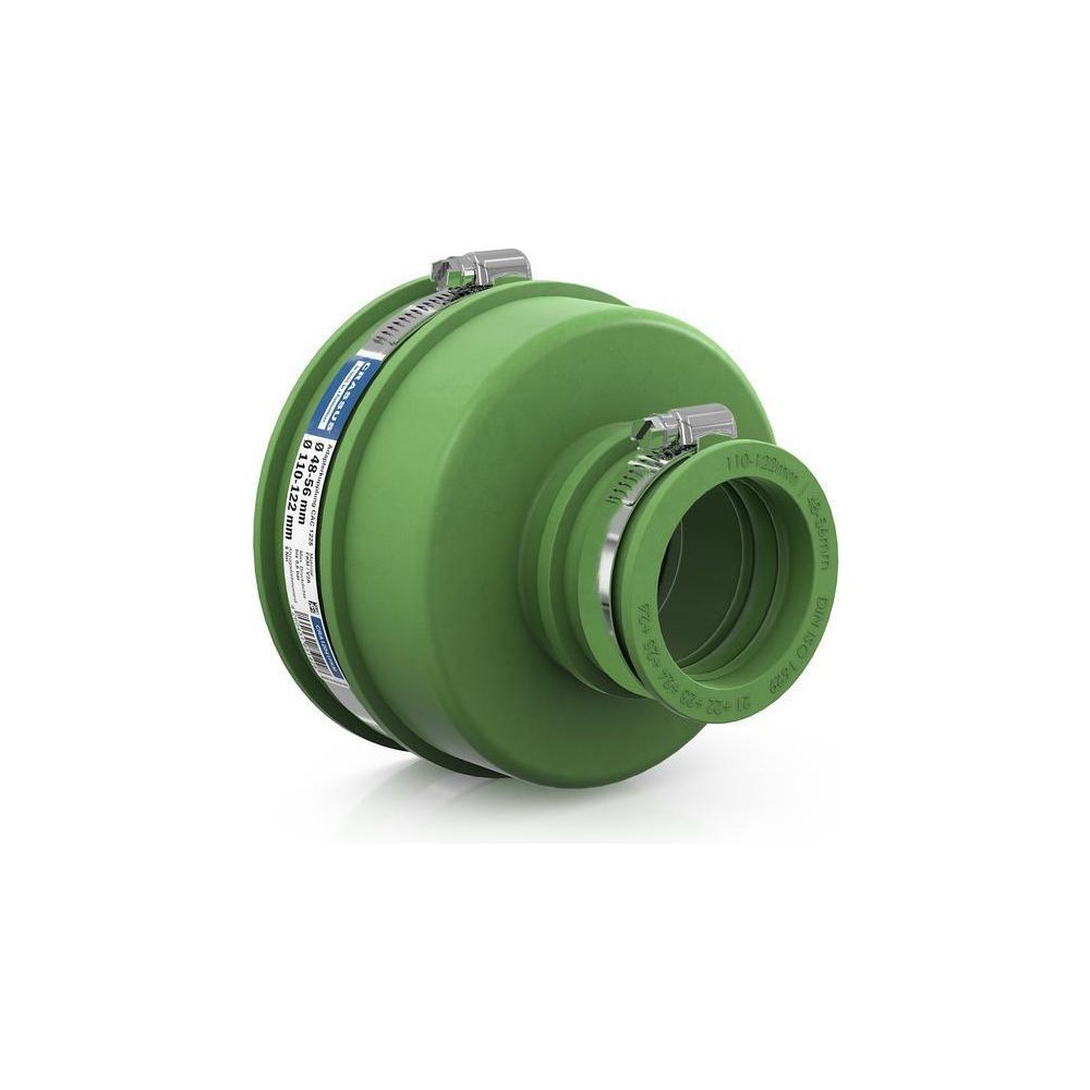 Crassus Adapterkupplung CAC 1225 110-122mm auf 48-56mm, bis 0,6 bar, 120mm, FKM/V2... CRASSUS-CRA12041FKM 4260431851428 (Abb. 2)
