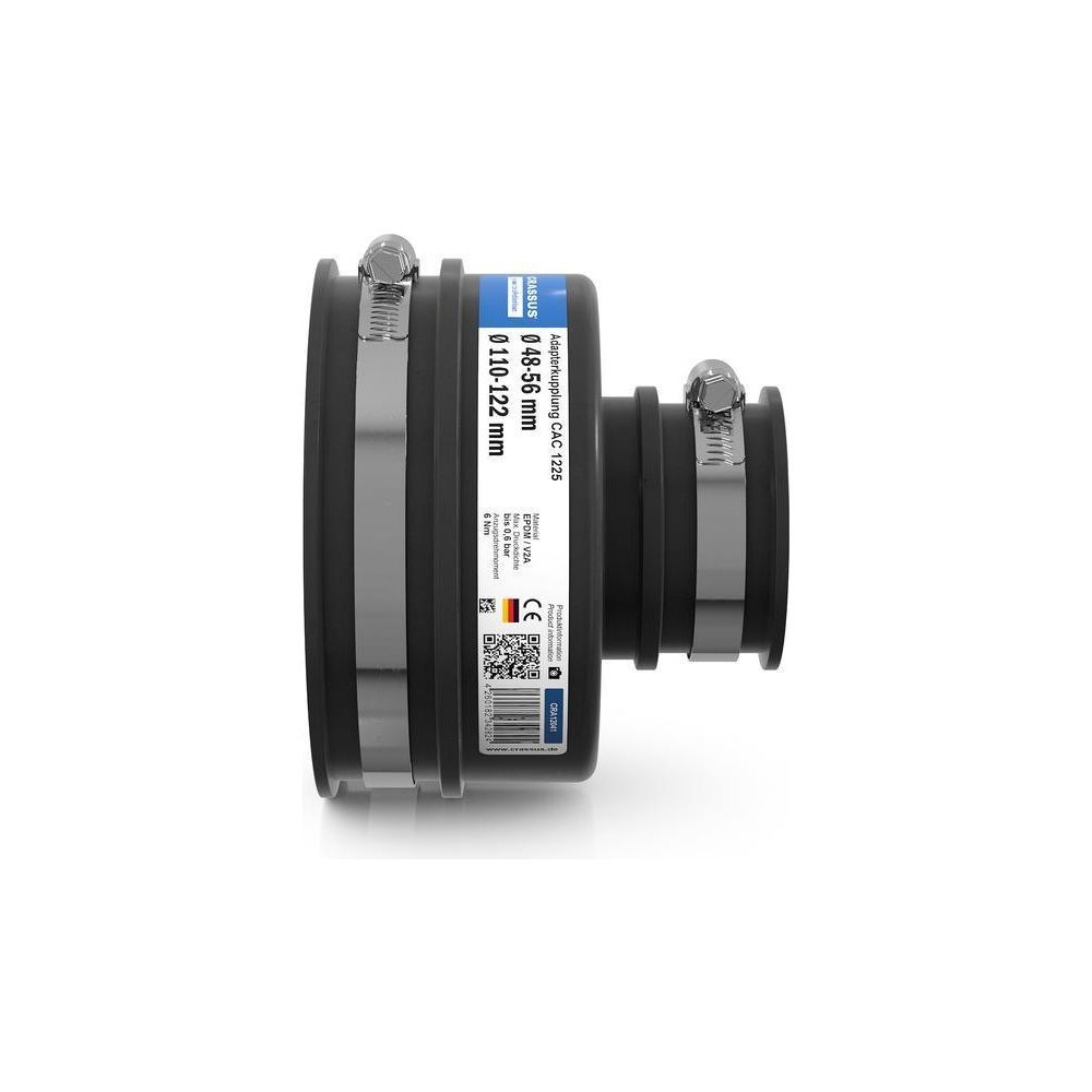 Crassus Adapterkupplung CAC 1225, 110-122mm auf 48-56mm, bis 0,6 bar, EPDM/V2A... CRASSUS-CRA12041 4260182342824 (Abb. 3)