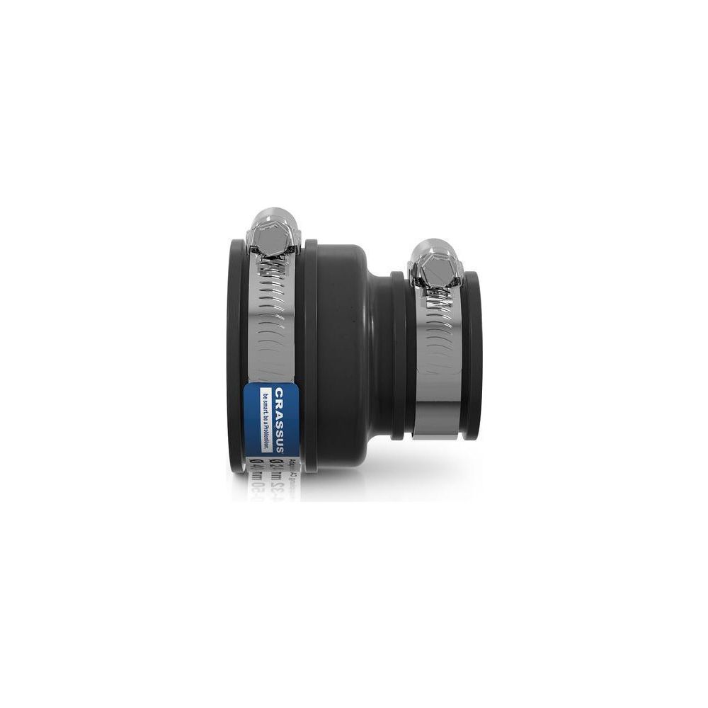 Crassus Adapterkupplung CAC 0501, 40-50mm auf 24-32mm, bis 0,6 bar, 70mm, TPE/V2A... CRASSUS-CRA12044 4260182340448 (Abb. 3)