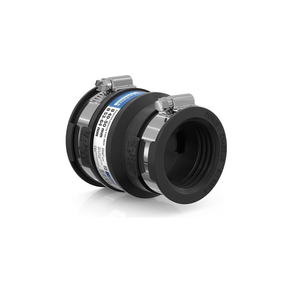 Crassus Adapterkupplung CAC 0633, 53-64mm auf 40-50mm, bis 0,6 bar, 95mm, EPDM/V2A... CRASSUS-CRA12047 4260182340479 (Abb. 2)