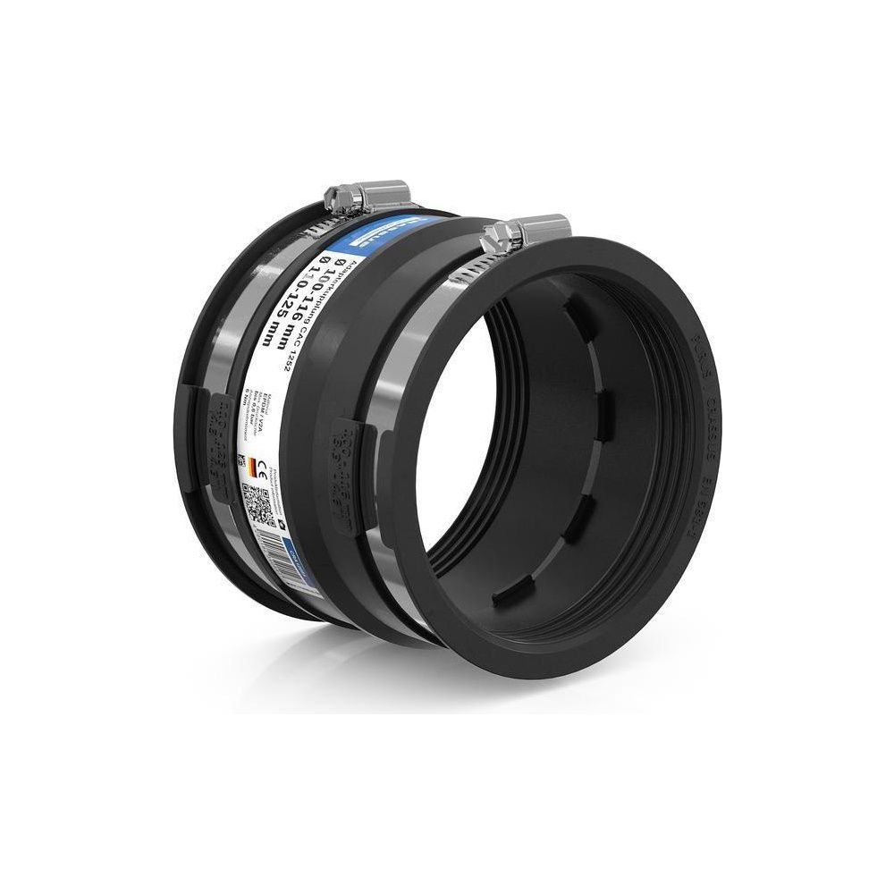 Crassus Adapterkupplung CAC 1252, 110-125mm auf 100-116mm, bis 0,6 bar, EPDM/V2A... CRASSUS-CRA12054 4260182340547 (Abb. 2)