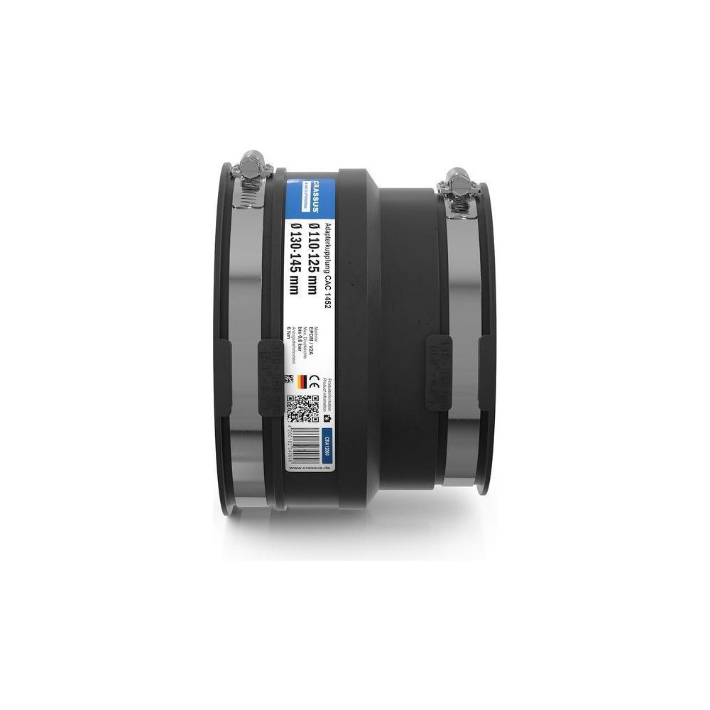 Crassus Adapterkupplung CAC 1452, 130-145mm auf 110-125mm, bis 0,6 bar, EPDM/V2A... CRASSUS-CRA12060 4260182340608 (Abb. 3)