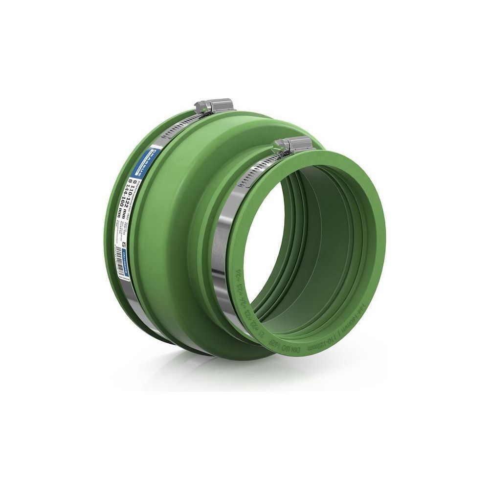 Crassus Adapterkupplung CAC 1602 144-160mm auf 110-122mm, bis 0,6 bar, 120mm, FKM/... CRASSUS-CRA12062FKM 4260431851473 (Abb. 2)
