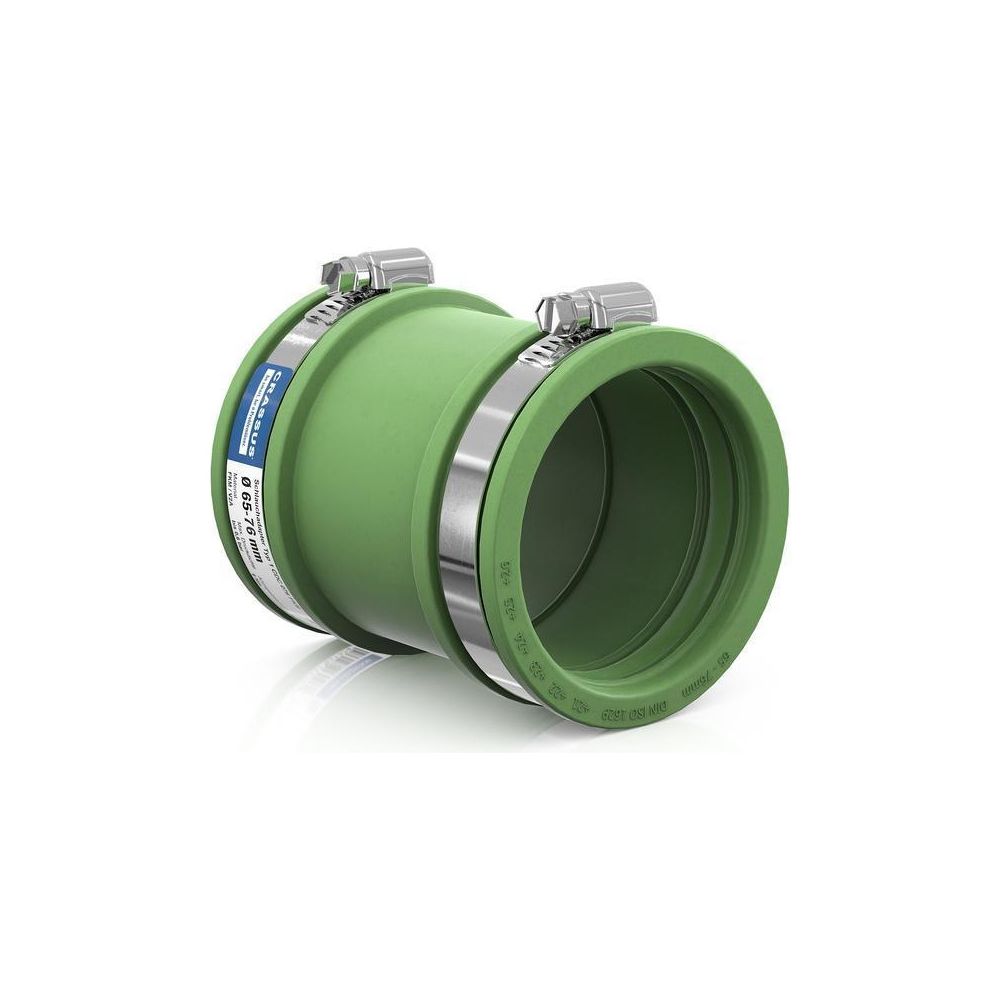 Crassus Schlauchadapter Typ 1 CDC 076, 65-76mm, 0,6 bar, FKM/V2A, CRA14025FKM... CRASSUS-CRA14025FKM 4260431851374 (Abb. 2)