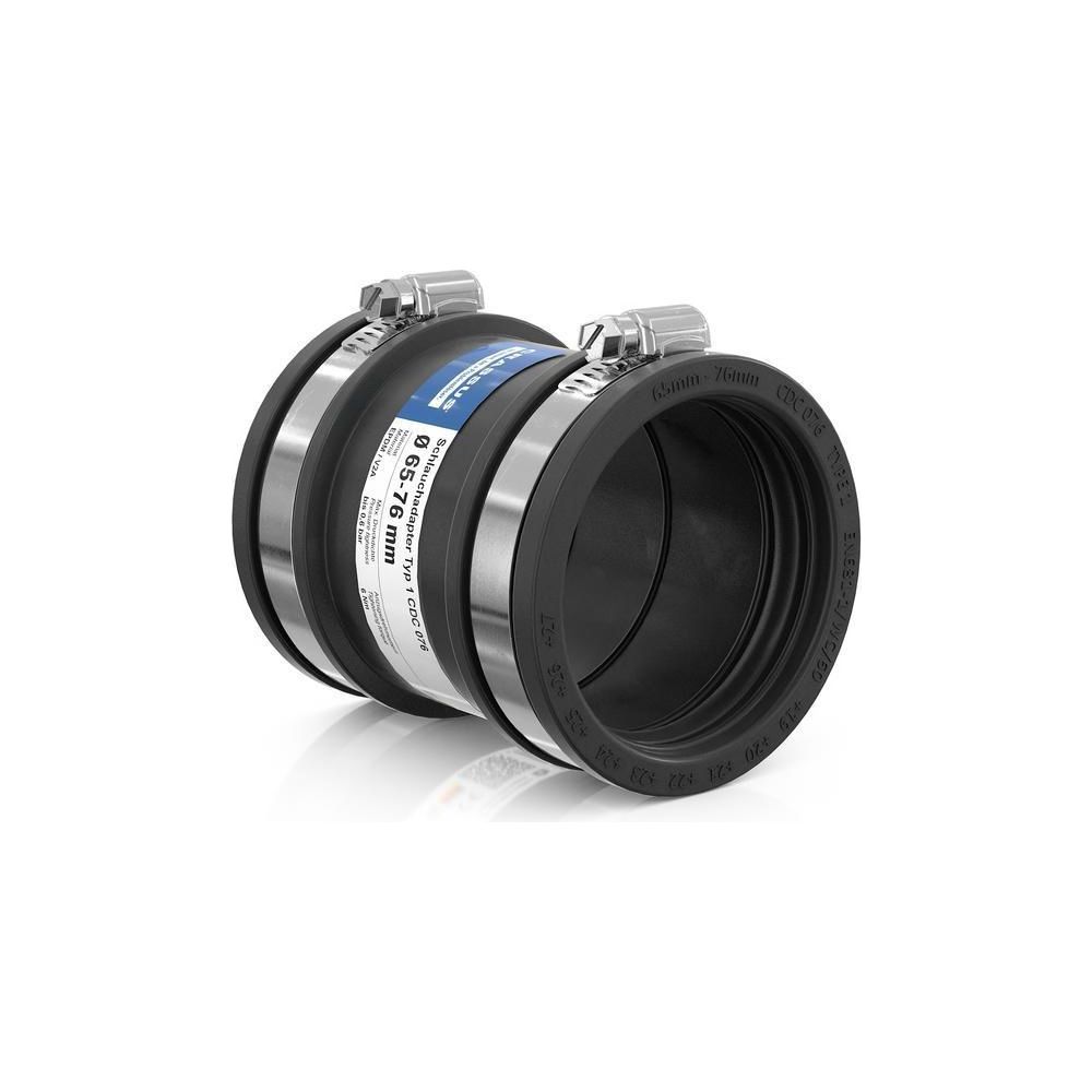 Crassus Schlauchadapter Typ 1 CDC 076, 65-76mm, 0,6 bar, EPDM/V2A, CRA14025... CRASSUS-CRA14025 4260182340257 (Abb. 2)