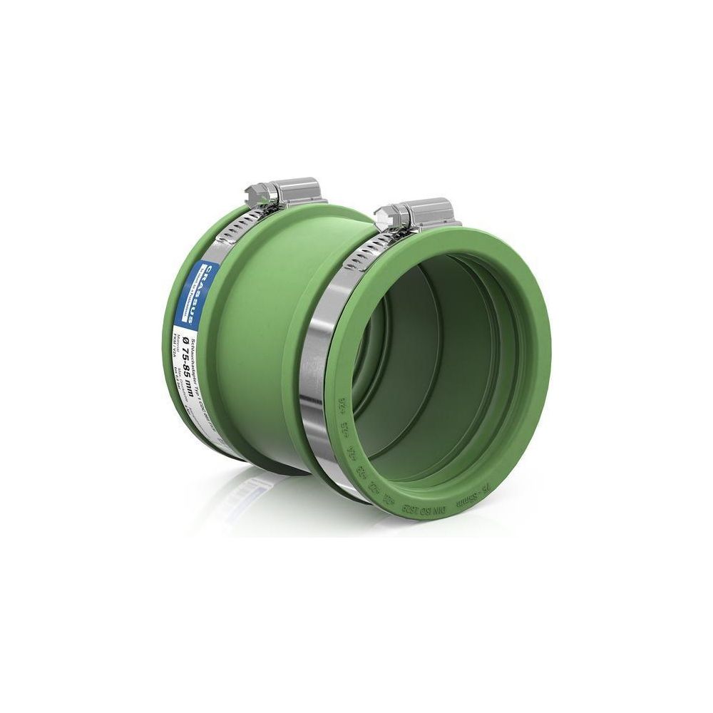 Crassus Schlauchadapter Typ 1 CDC 085, 75-85mm, 0,6 bar, Gummi/V2A, CRA14026FKM... CRASSUS-CRA14026FKM 4260431851978 (Abb. 2)